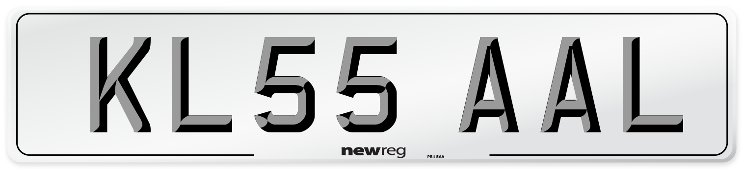 KL55 AAL Number Plate from New Reg